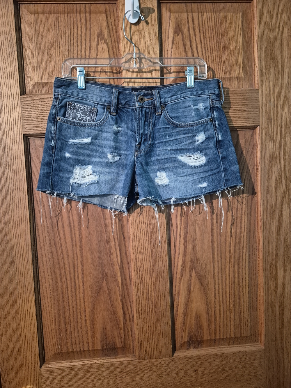 Womens Lucky Brand Mid-Rise Cutoff Shorts Size 4 - Picture 2 of 5